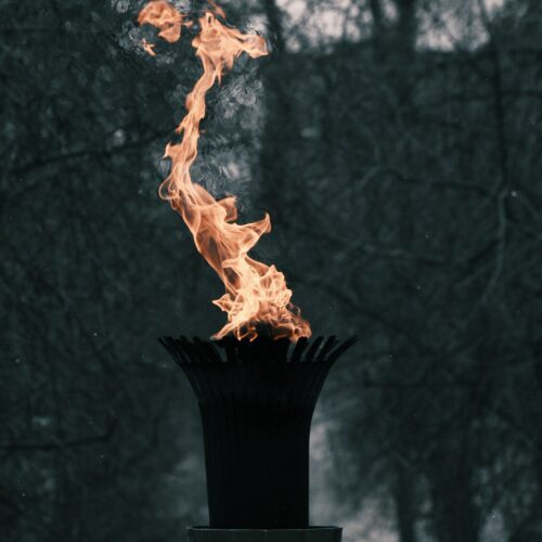 Image of a burning torch